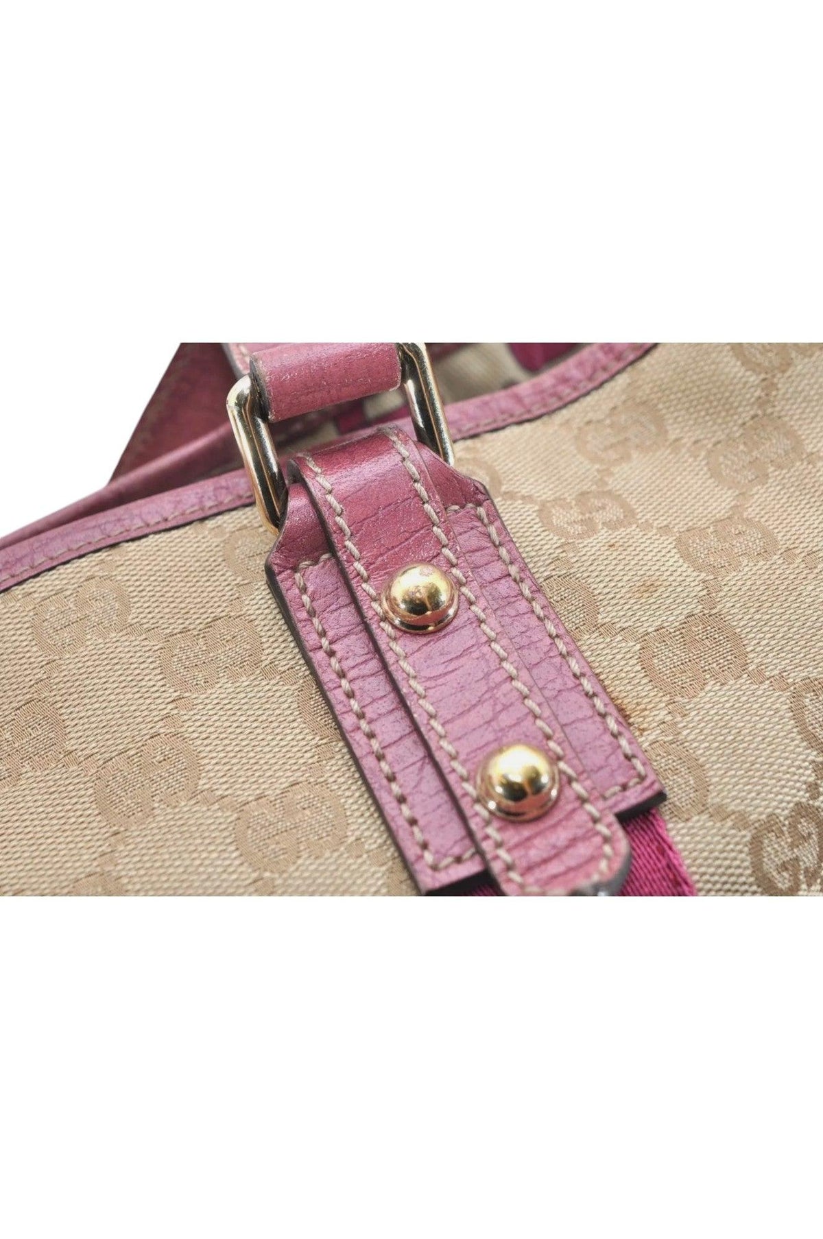 GUCCI Sherry Line Shoulder Tote Bag GG Canvas Leather Beige 7192K - Velora Luxury Fashion