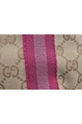 GUCCI Sherry Line Shoulder Tote Bag GG Canvas Leather Beige 7192K - Velora Luxury Fashion