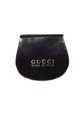 GUCCI Vintage Bamboo Shoulder Tote Bag Nylon Leather Black 7752K - Velora Luxury Fashion