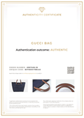 GUCCI Vintage Hand Tote Bag GG Nylon Leather Navy Blue L0937 - Velora Luxury Fashion