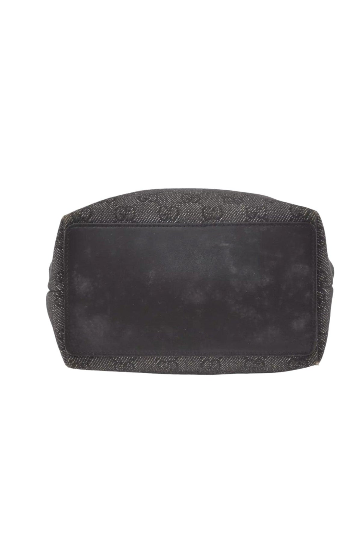 GUCCI Vintage Shoulder Tote Bag GG Canvas Leather 31244 Black 7900K - Velora Luxury Fashion