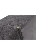 GUCCI Vintage Shoulder Tote Bag GG Canvas Leather 31244 Black 7900K - Velora Luxury Fashion