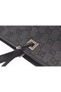 GUCCI Vintage Shoulder Tote Bag GG Canvas Leather 31244 Black 7900K - Velora Luxury Fashion