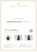 GUCCI Vintage Shoulder Tote Bag GG Canvas Leather 31244 Black 7900K - Velora Luxury Fashion