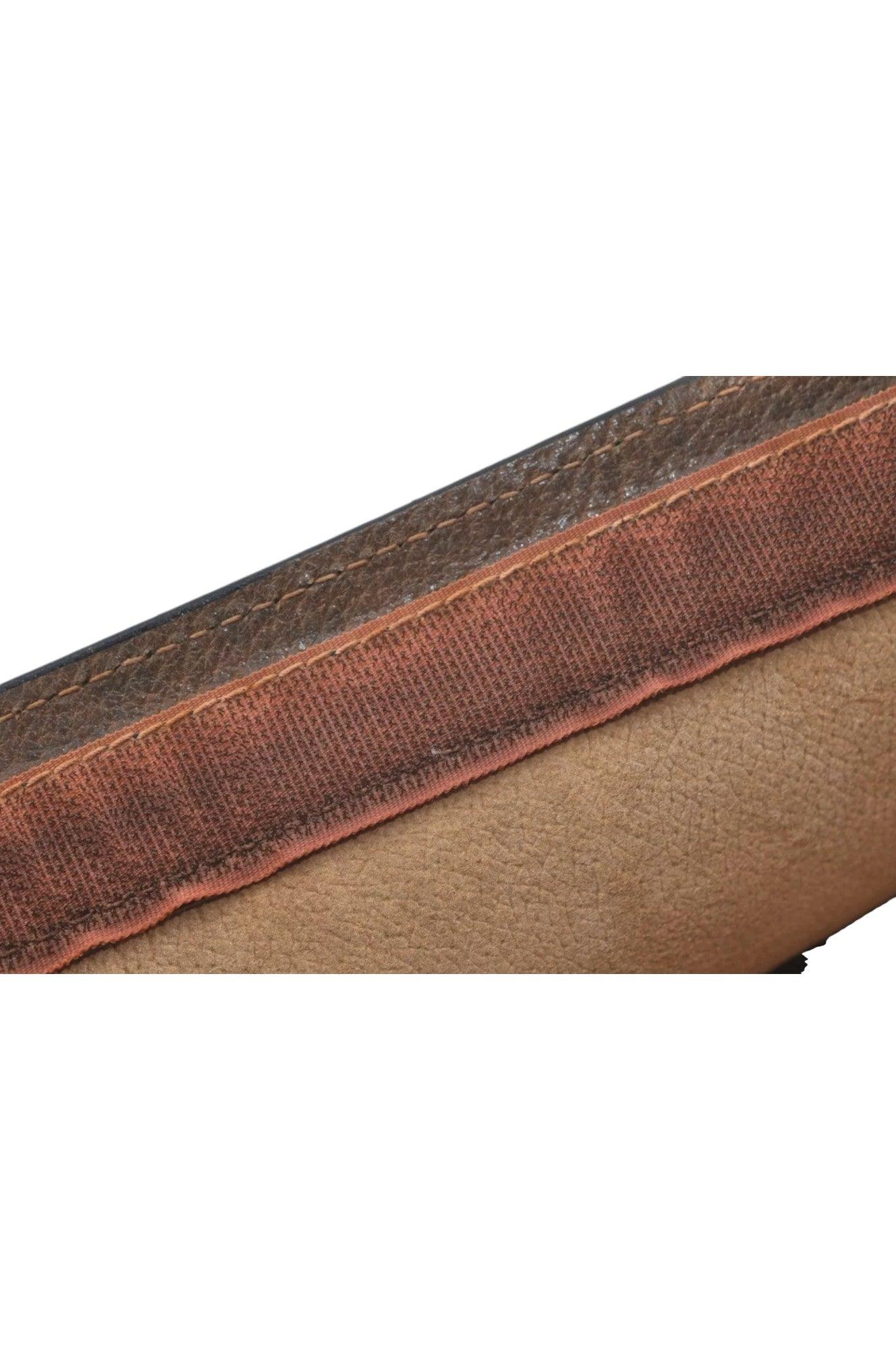 GUCCI Web Sherry Line Clutch Hand Bag Purse GG PVC Leather Brown 8044K - Velora Luxury Fashion