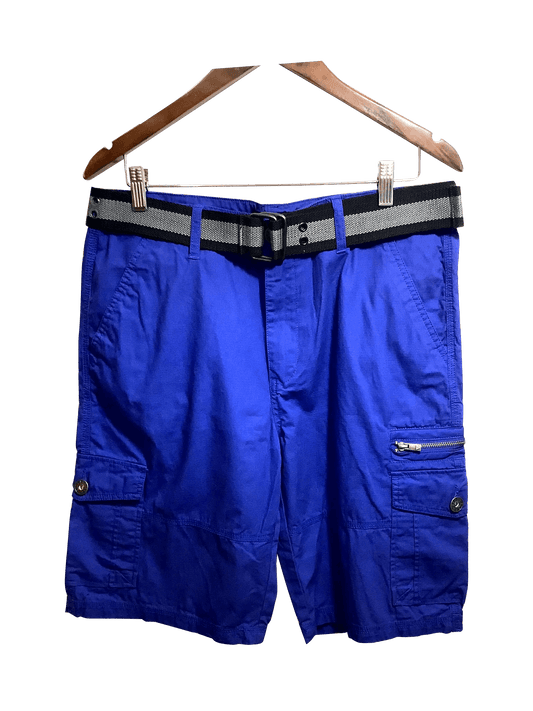 GUESS Regular fit Pant Shorts in Blue - 34 - Velora