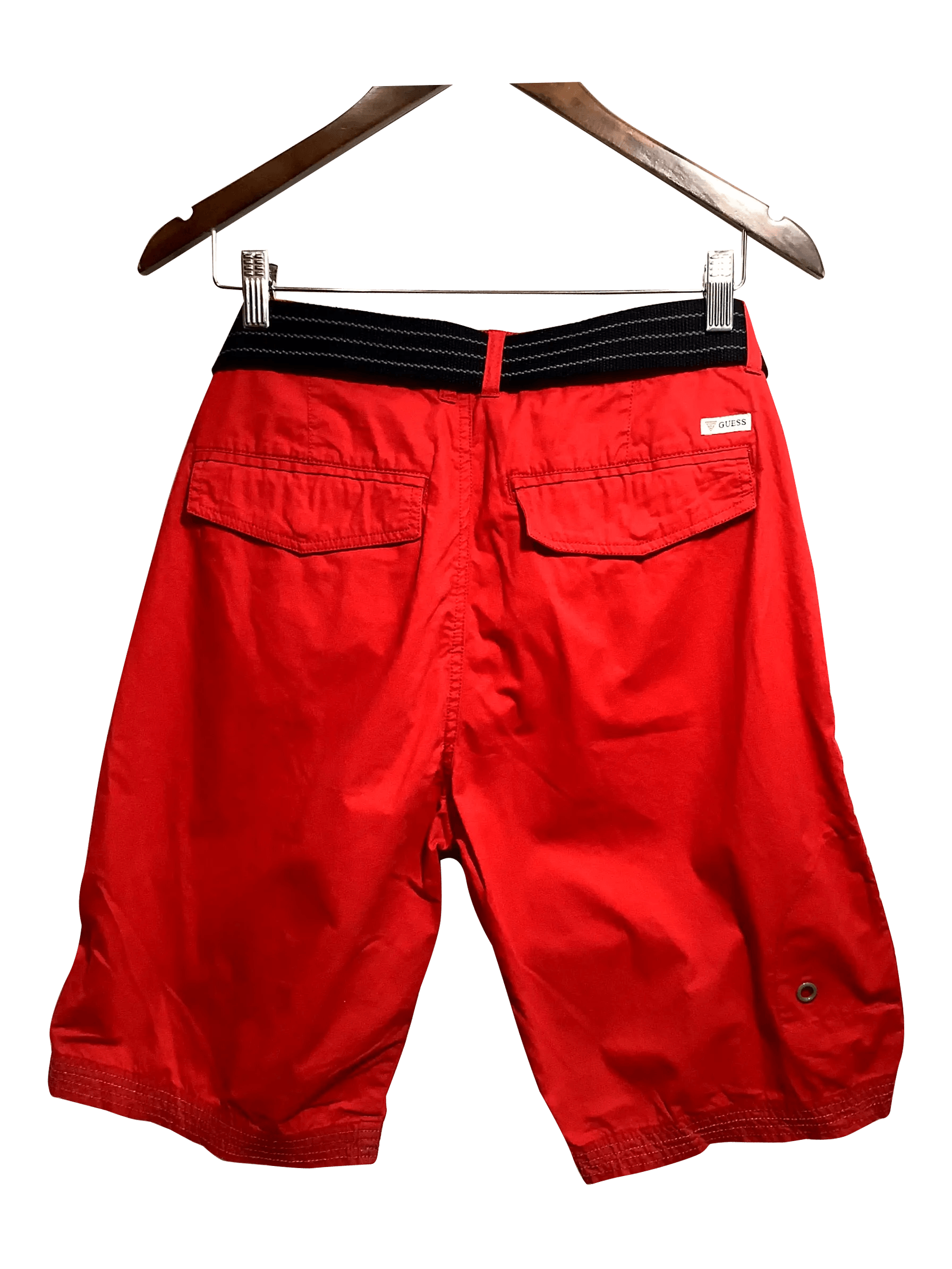 GUESS Regular fit Pant Shorts in Red - 34 - Velora