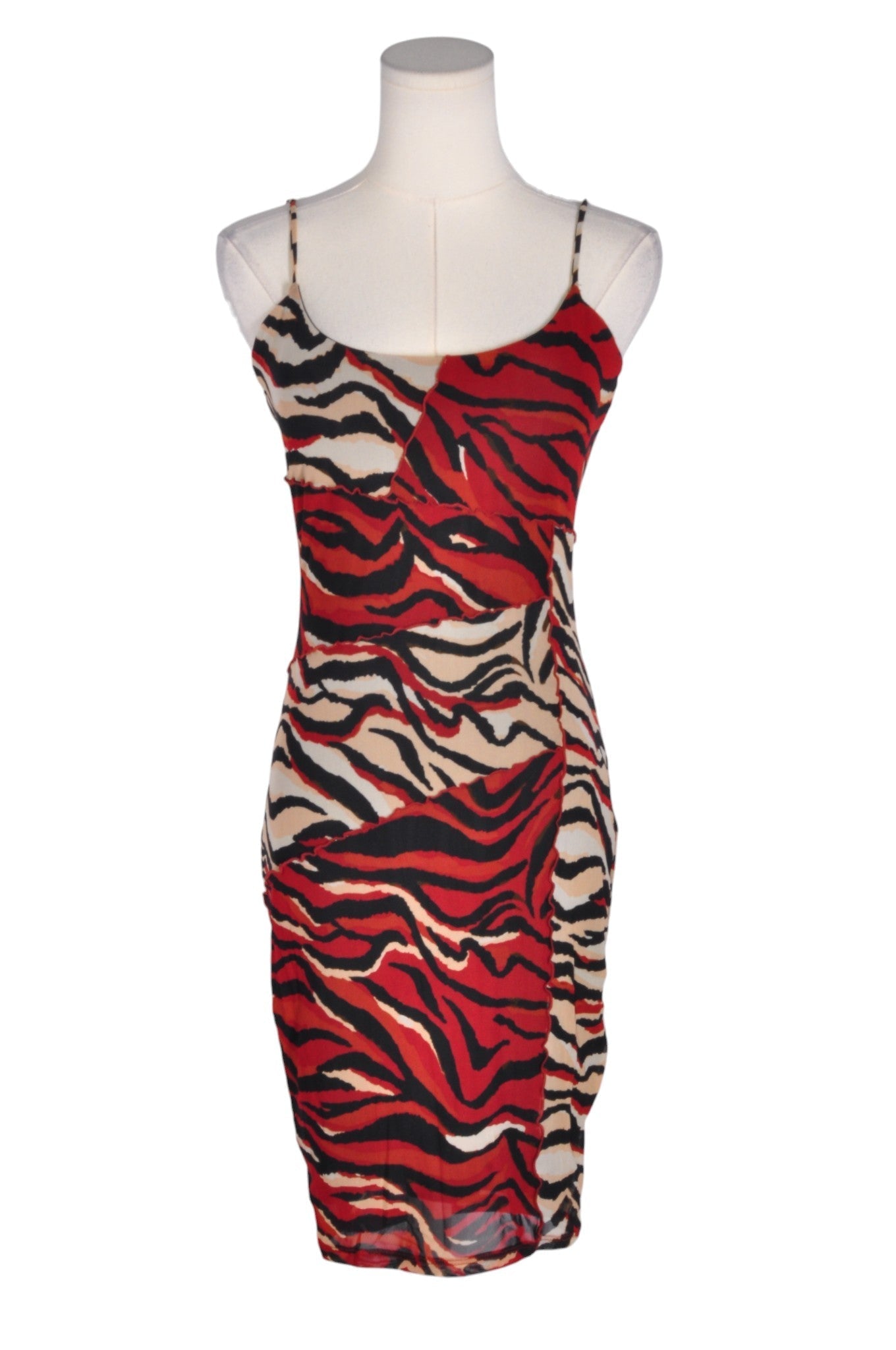 GUESS Women Bodycon Dresses Regular fit in Brown - M - Velora Luxury Fashion
