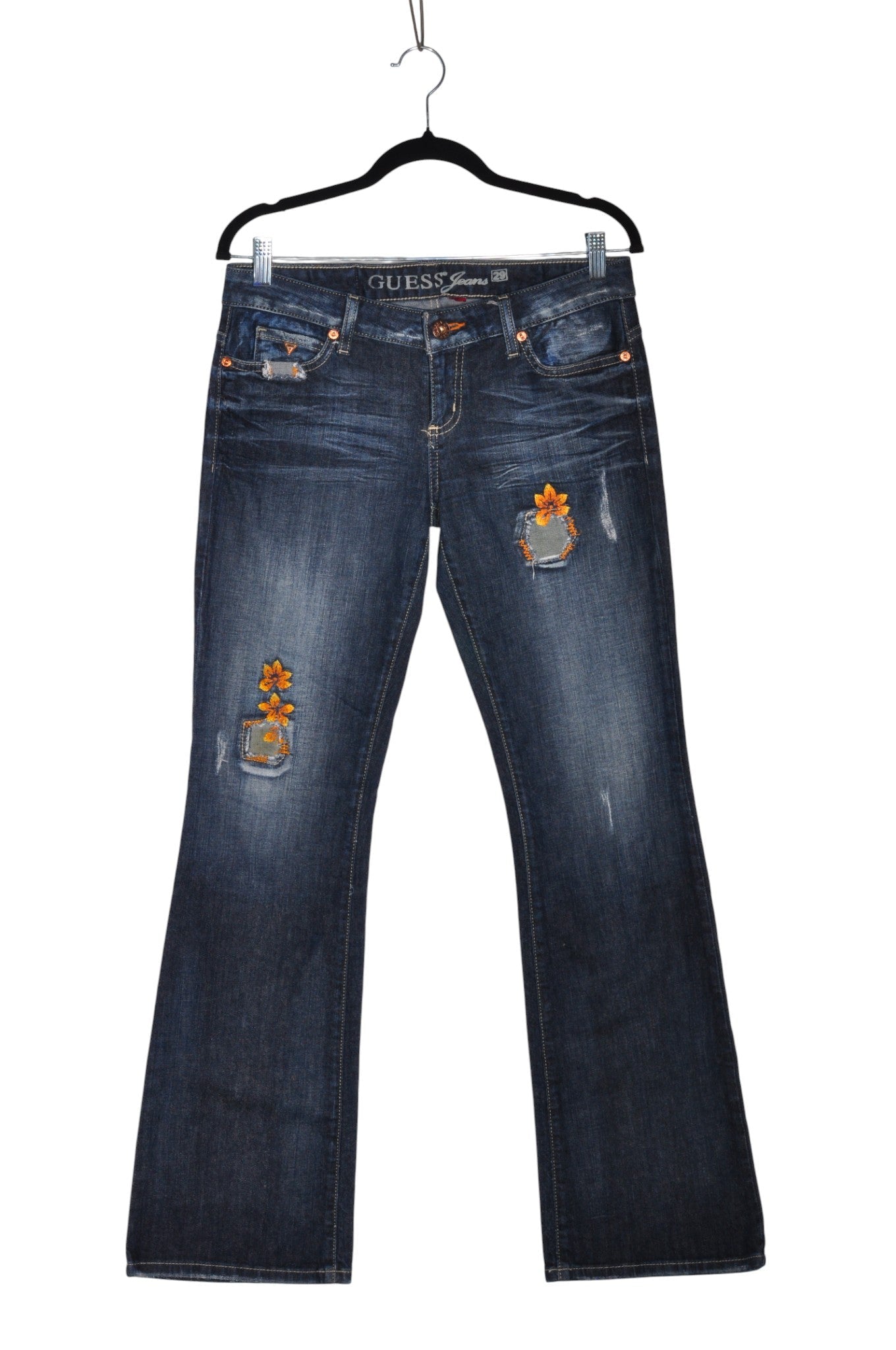 GUESS Women Bootcut Jeans Regular fit in Blue - 29 - Velora Luxury Fashion