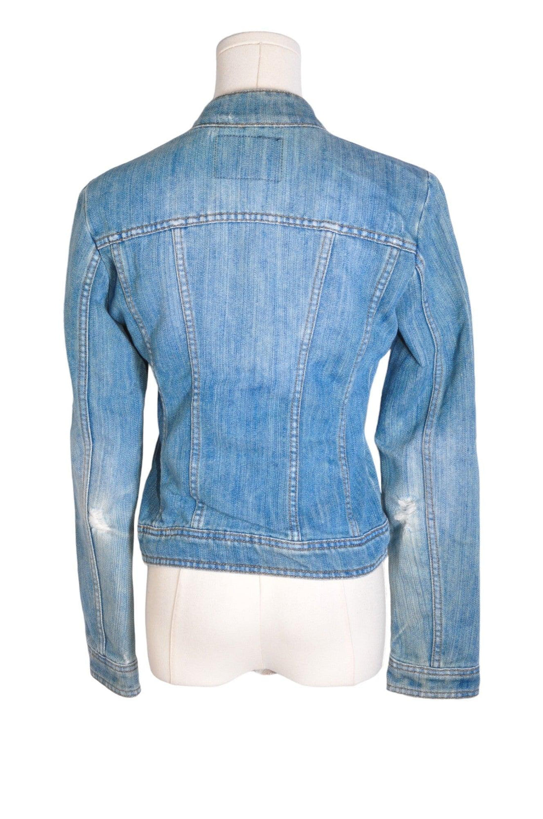 GUESS Women Denim Jackets Regular fit in Blue - S - Velora Luxury Fashion