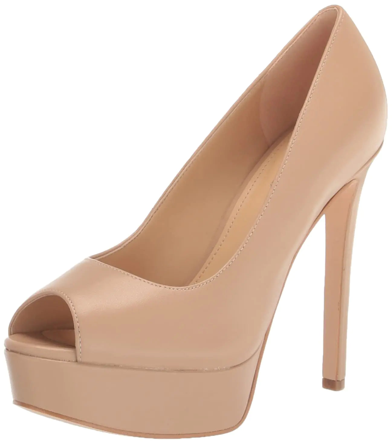 GUESS Womens CACEI Pump Tan 8.5 - Velora Luxury Fashion