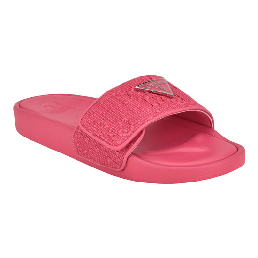 GUESS Womens CALLENA Sandal Pink 660 5 - Velora Luxury Fashion