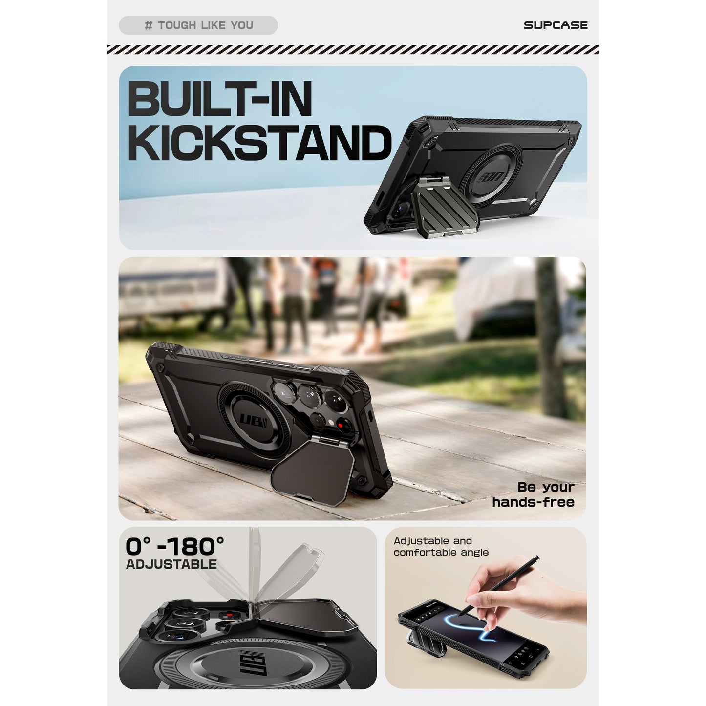 Galaxy S25 Ultra Unicorn Beetle MAG XT Bumper Case -Black - Velora Luxury Fashion