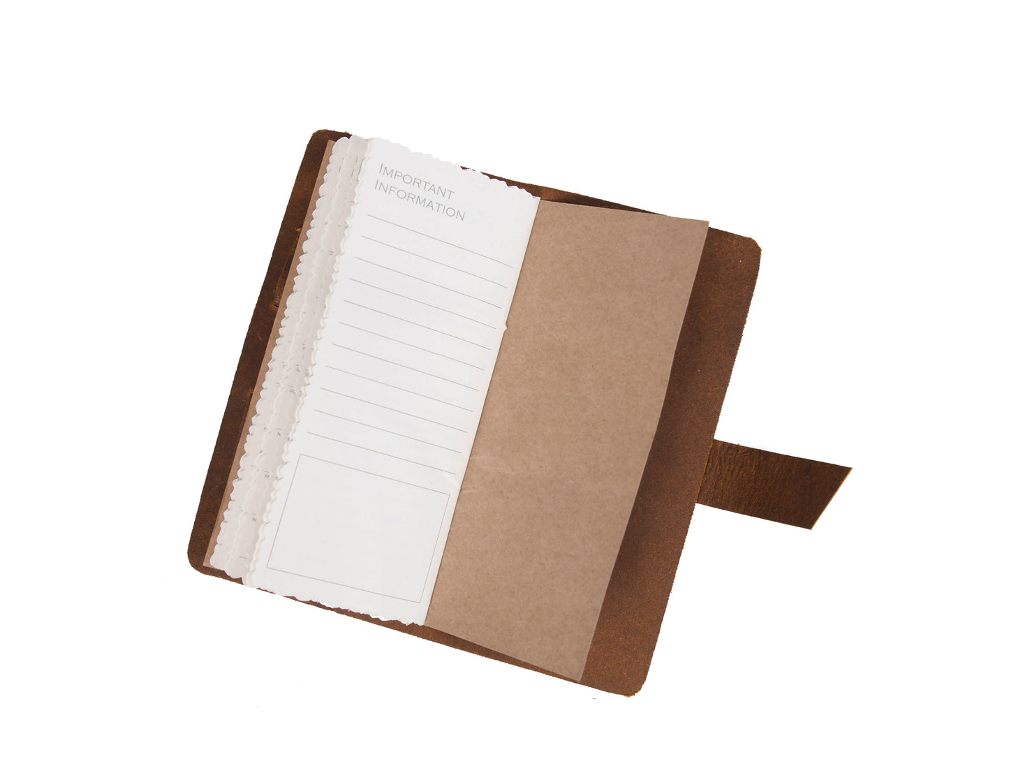 Genuine Leather Hiking Logbook - Velora Luxury Fashion