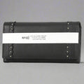 Genuine Leather Wallet with Studded Accent - Velora Luxury Fashion