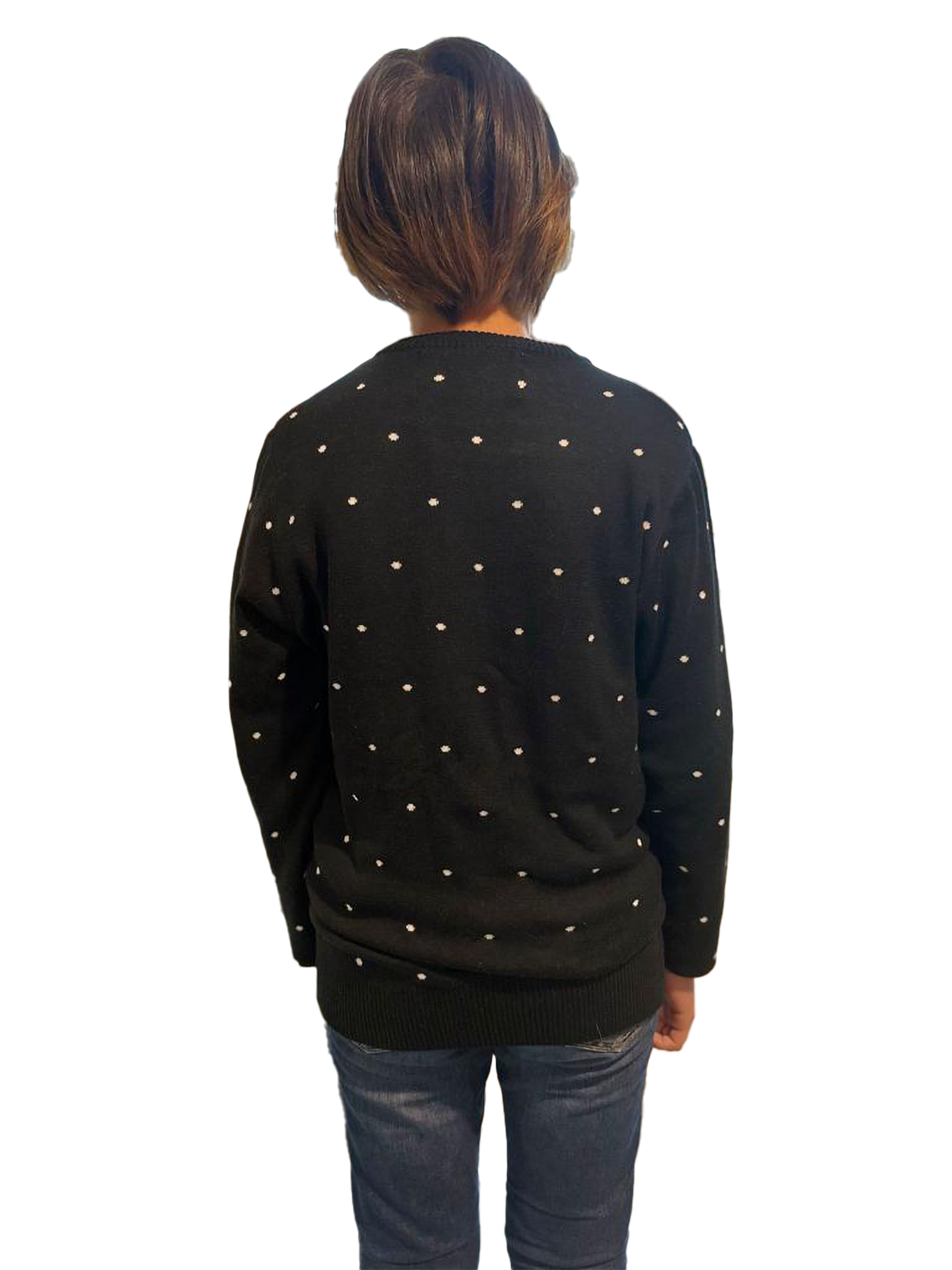 Girl Nosy Reinder Sweater - Velora Luxury Fashion