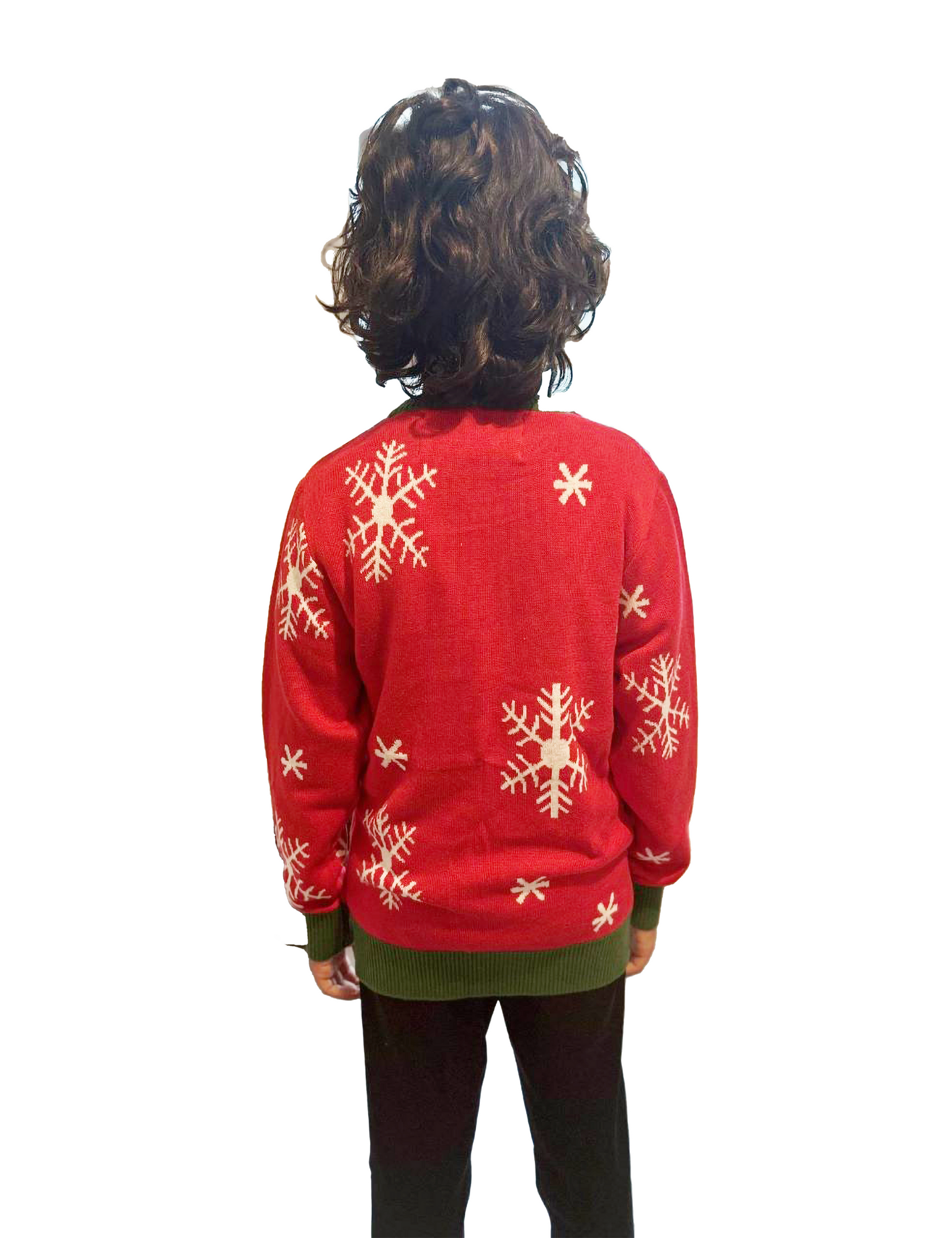 Girl Reindeer Sweater With a Pompom - Velora Luxury Fashion