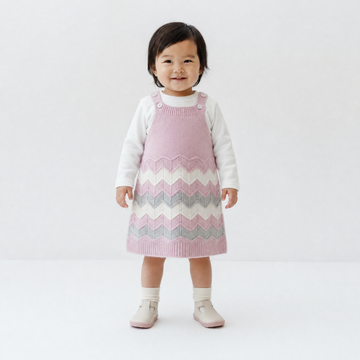 Knitted Princess Overall Set