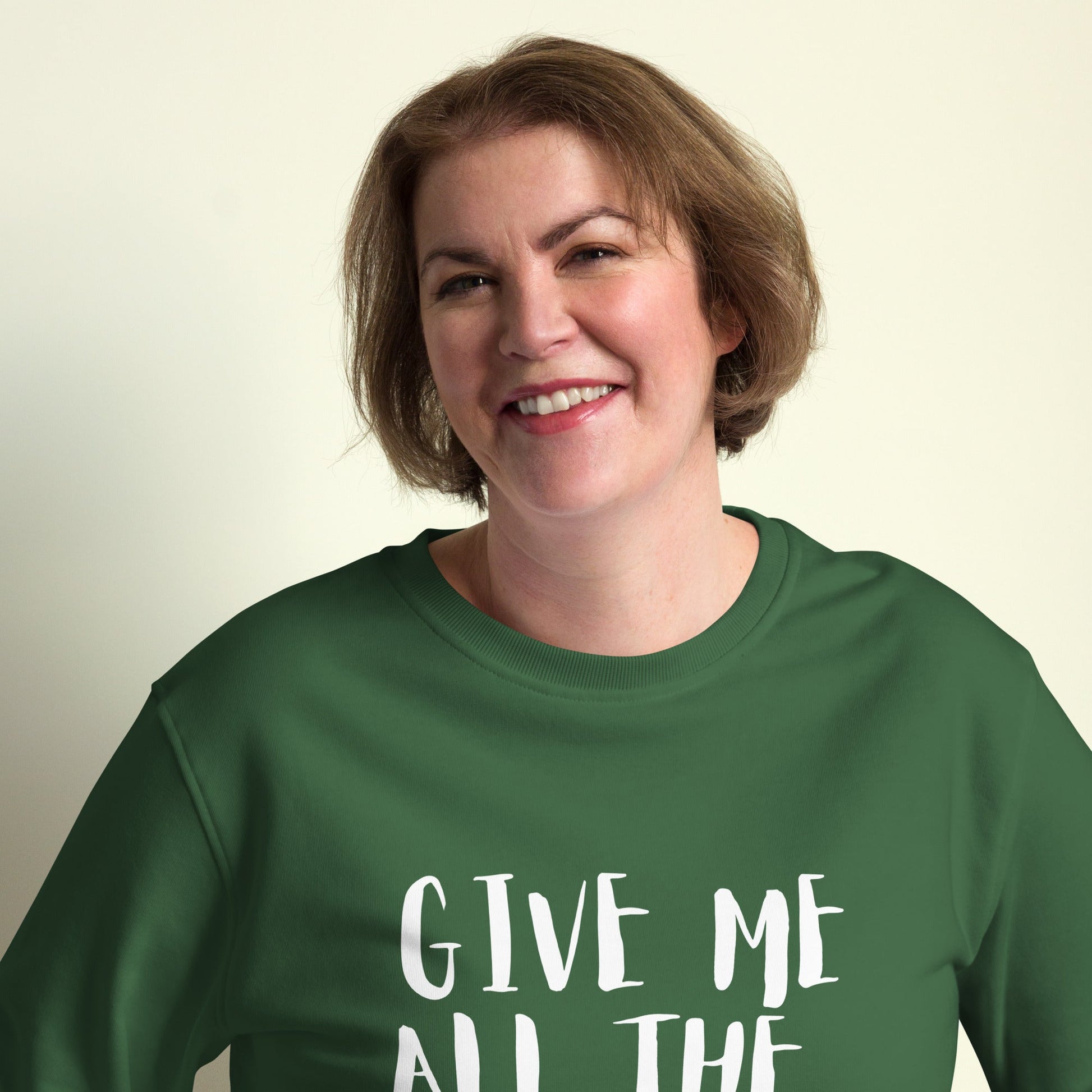 Give Me All the Chickens Unisex organic sweatshirt - Velora Luxury Fashion