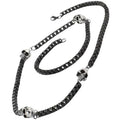 GoSteel Biker Skull Chain Necklace - Velora Luxury Fashion