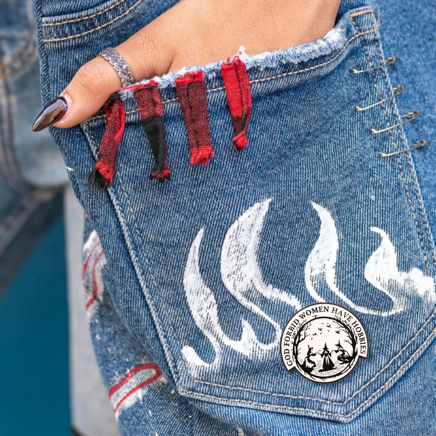 God Forbid Women Have Hobbies | Collectible Pin - Velora