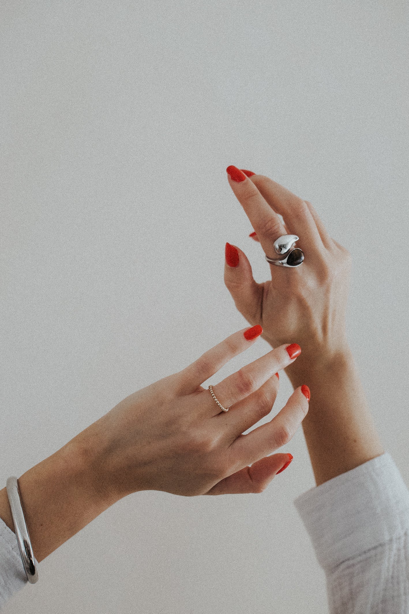 Gold Filled / Sterling Silver Stretch Ring - Velora Luxury Fashion