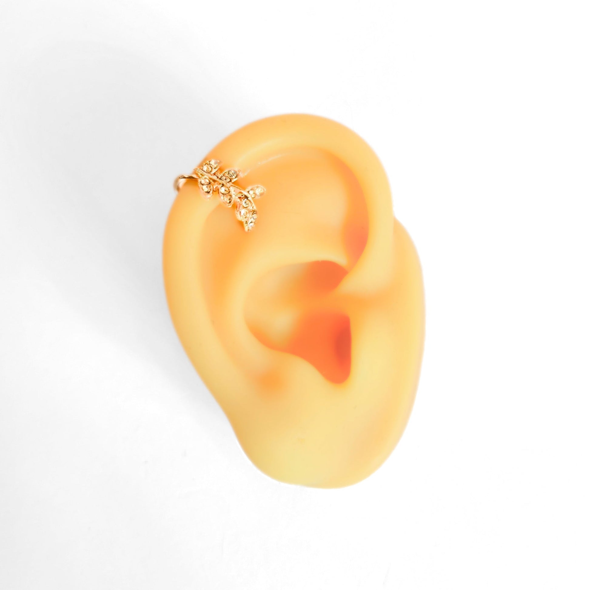 Gold Leaf Ear Cuff - Velora