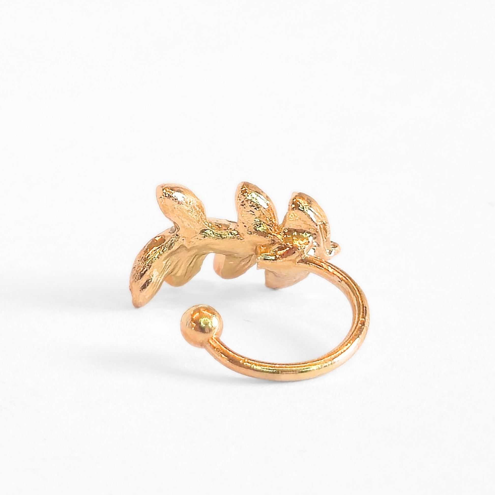 Gold Leaf Ear Cuff - Velora