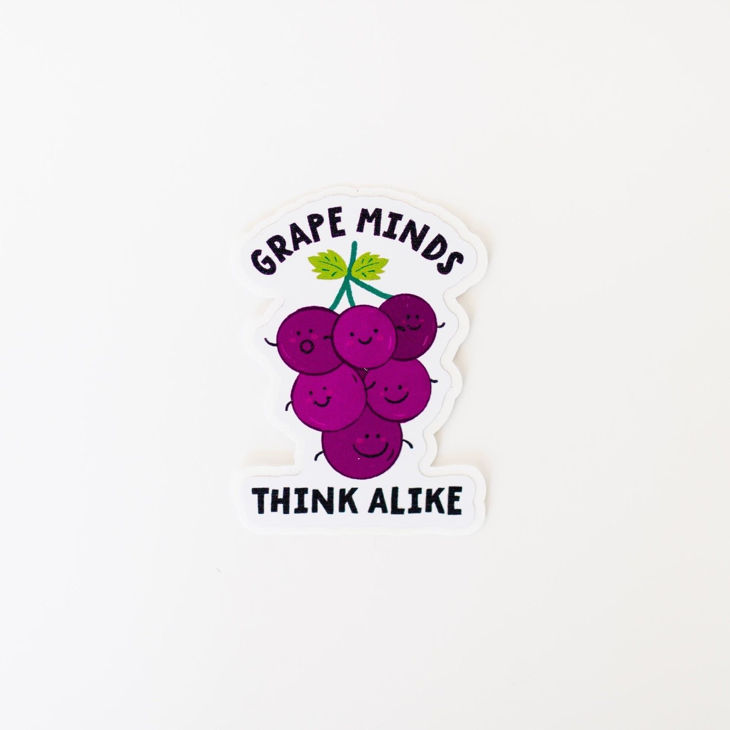 Grape Minds Think Alike Sticker - Velora Luxury Fashion