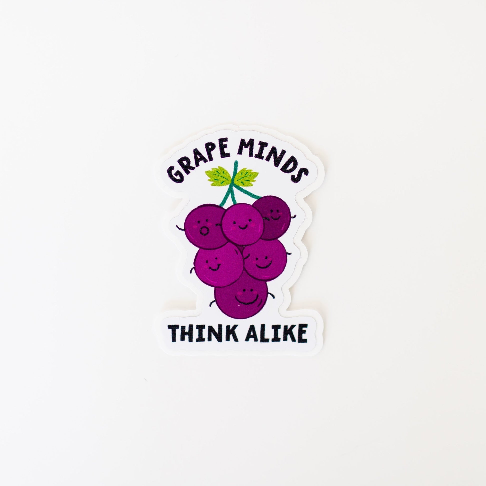 Grape Minds Think Alike Sticker - Velora Luxury Fashion