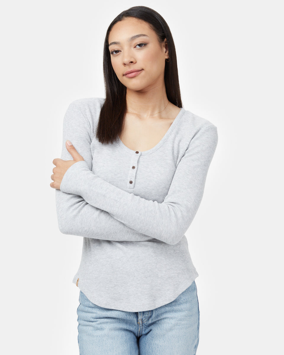 TreeWaffle Henley Longsleeve
