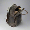 Greenwood Leather Backpack with Reinforced Laptop and Tablet Compartments - Velora Luxury Fashion