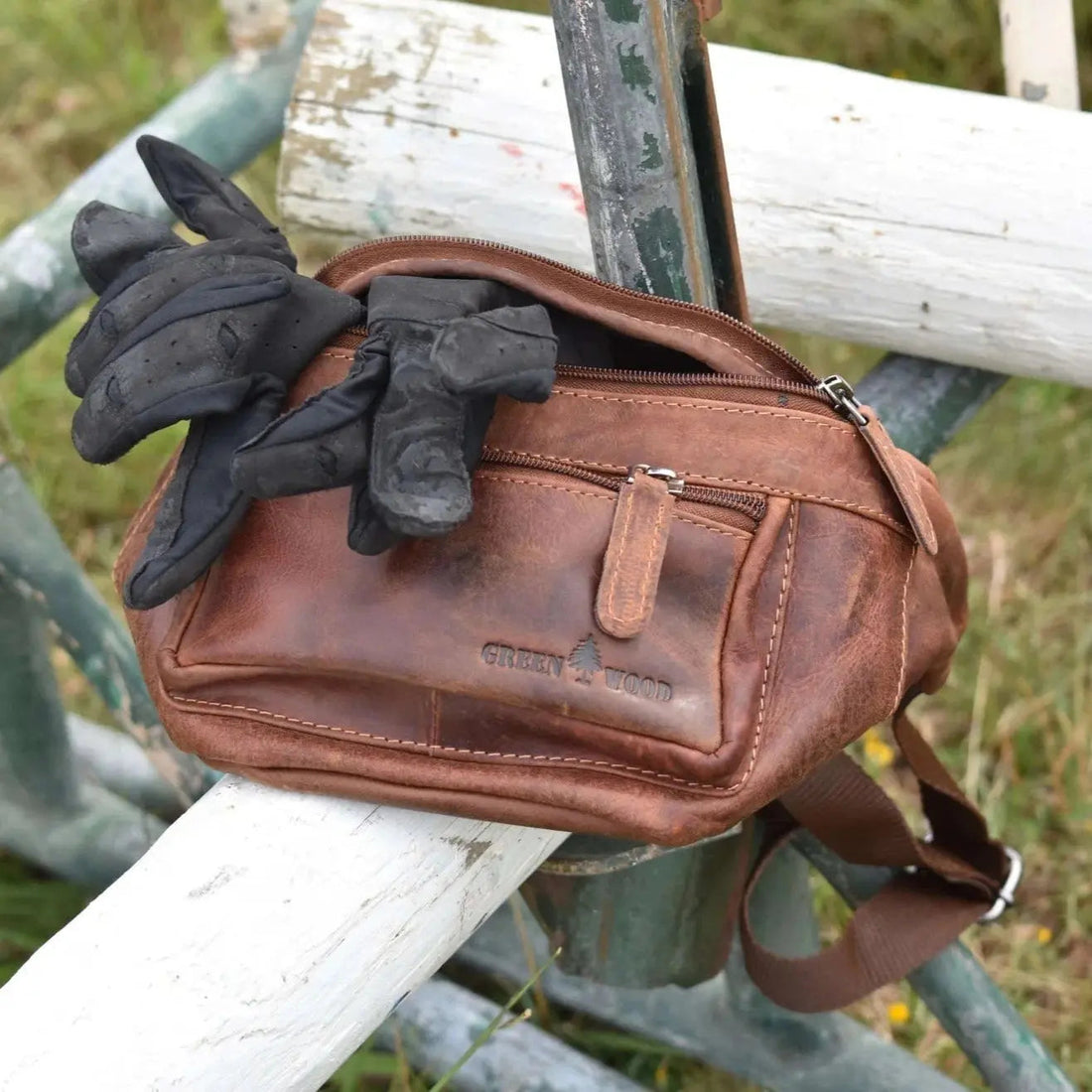 Greenwood Leather Waist Bag - Velora Luxury Fashion
