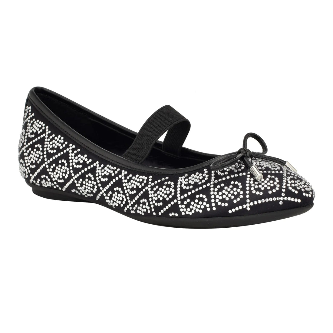 Guess Kairo Black Ballet Flats 6.5 - Velora Luxury Fashion