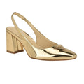 Guess Womens Valinda Pump Gold Mirror Metallic 710 8 - Velora Luxury Fashion