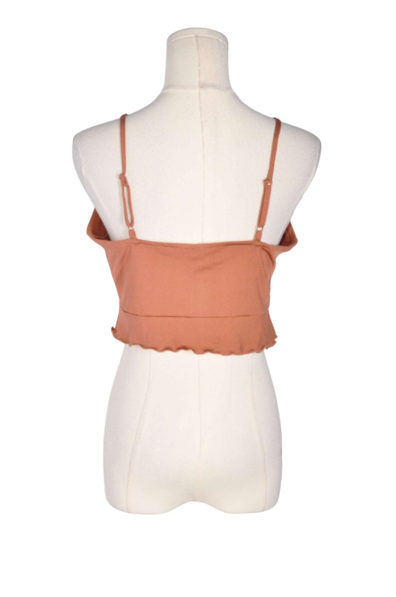 H&M Women Crop Tops Regular fit in Brown - S - Velora Luxury Fashion