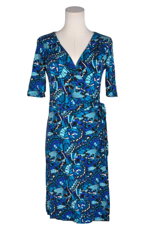 H&M Women Wrap Dresses Regular fit in Blue - 12 - Velora Luxury Fashion