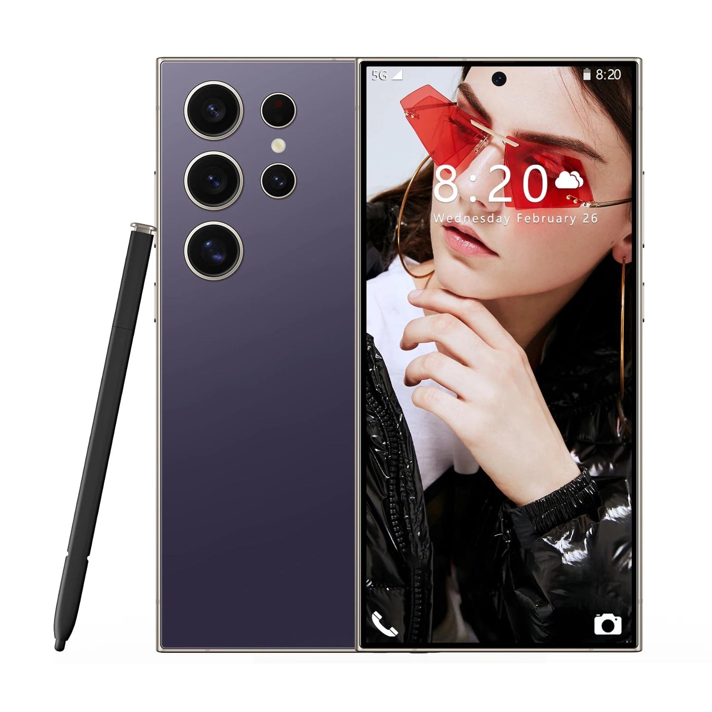 RTS S25 ULTRA Original 16+512GB 72MP+108MP Dual Rear Camera Face Unlock Full Display Android 14 7.3inch GPS Smart Mobile Phone - Velora