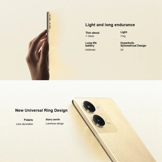 OPPO Reno9 Pro 5G 16GB+512GB, 50MP Camera, Chinese Version 6.7 Inch ColorOS 13 Android 13 Play oppo Mobile Phone - Velora