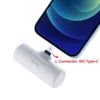 US Reseller Products Portable Lipstick Fast Charging Power Bank 4500mAh 15W Wireless Charging Power Banks With Plug for iphone Velora