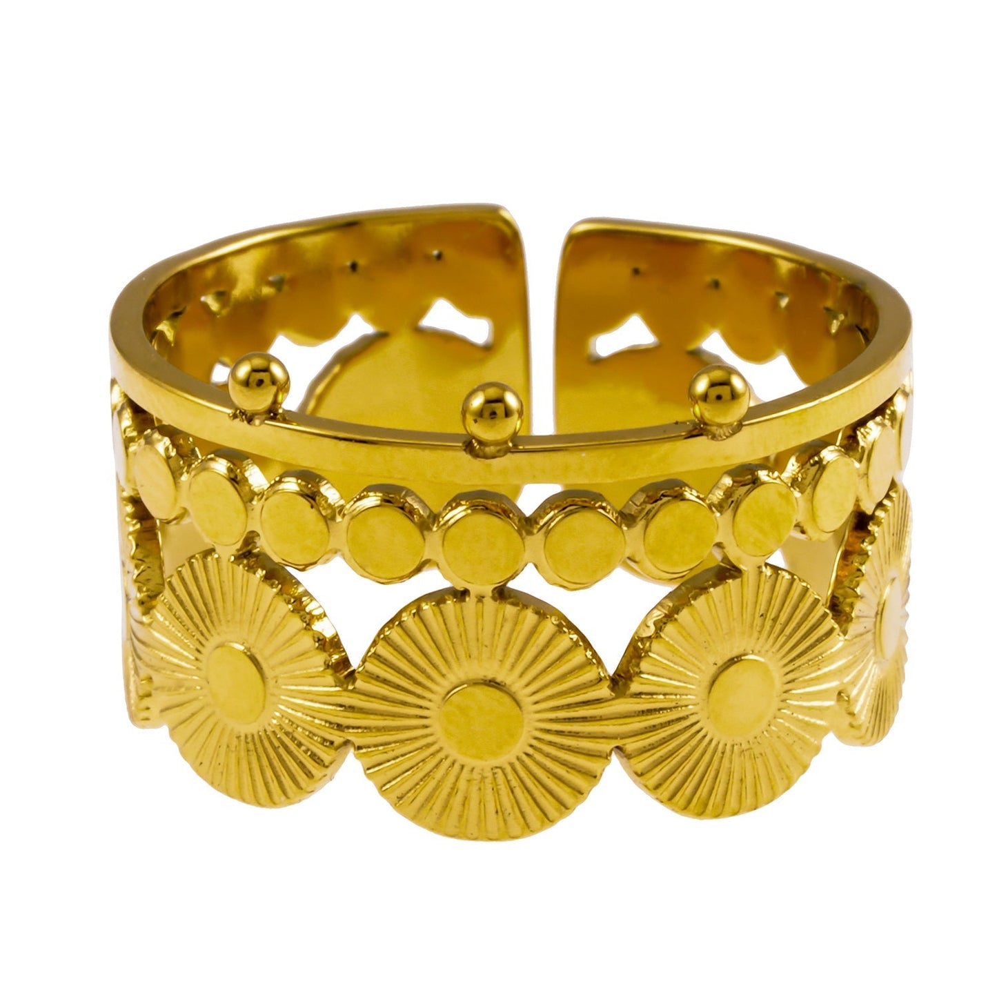 HIYAS: Fit for a Queen - the Crown Ring. - Velora Luxury Fashion