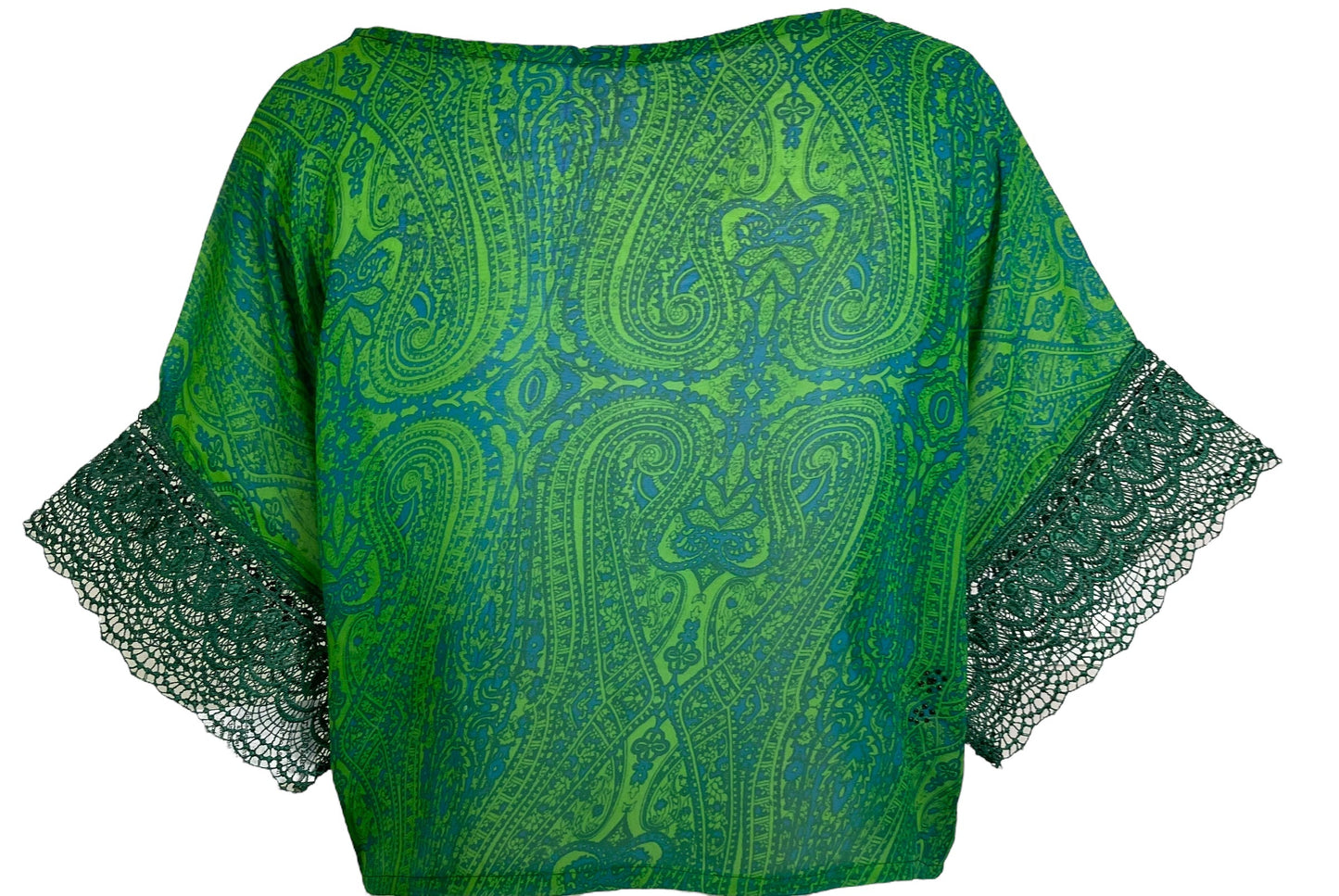 PRG6032 Sheer Avatar Pure Silk Boxy Top - Velora