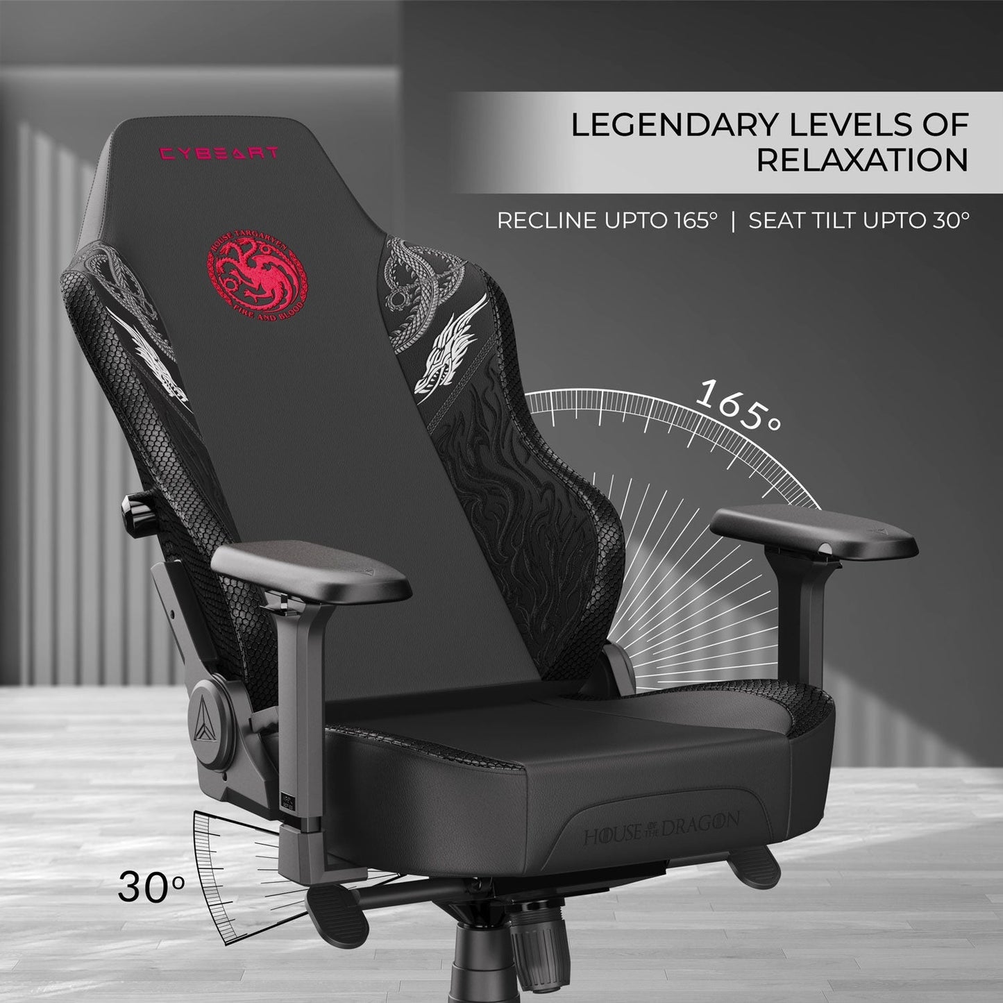 House Targaryen Gaming Chair - Velora