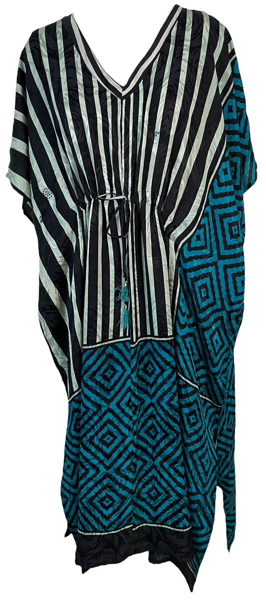 PRC6392 Avatar Pure Silk Maxi Kaftan - Velora