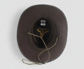 Shapeable Cowboy Hat with 12 Gauge Bullet Slice & Embellishments - Velora Luxury Fashion