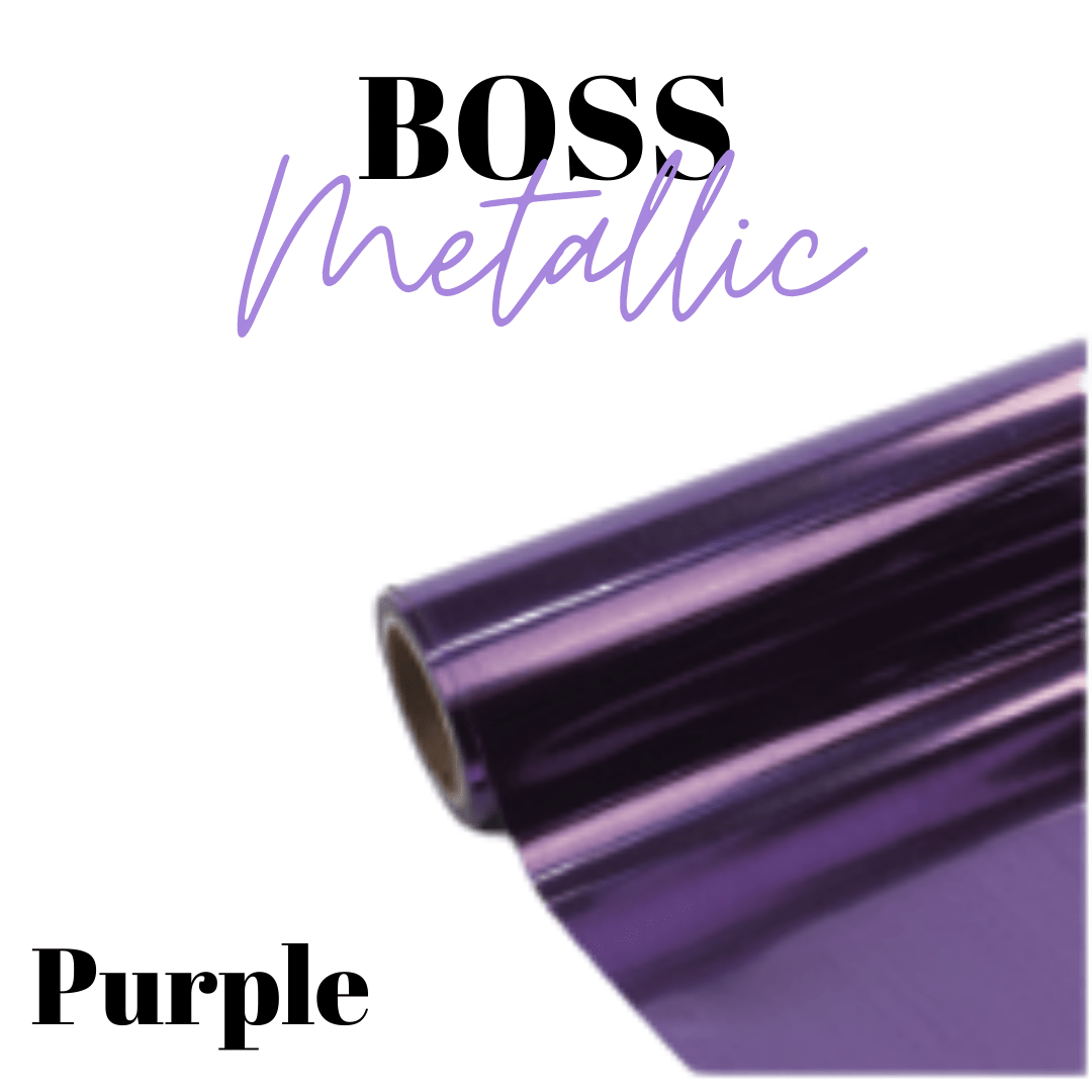 HTV- Boss Metallic -PURPLE - Velora Luxury Fashion