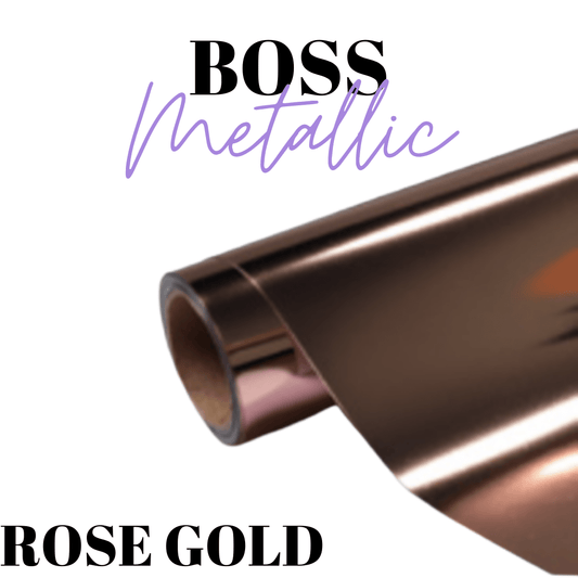HTV- Boss Metallic - ROSE GOLD - Velora Luxury Fashion