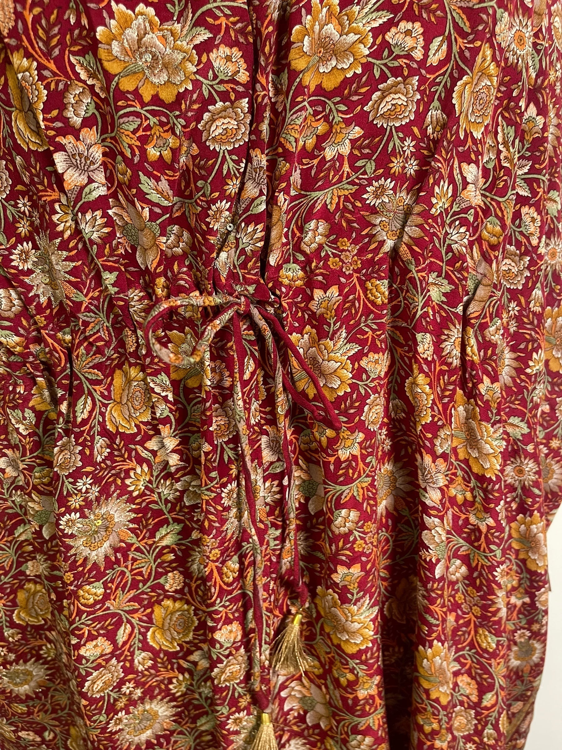 PRC6765 Avatar Pure Silk Maxi Kaftan - Velora