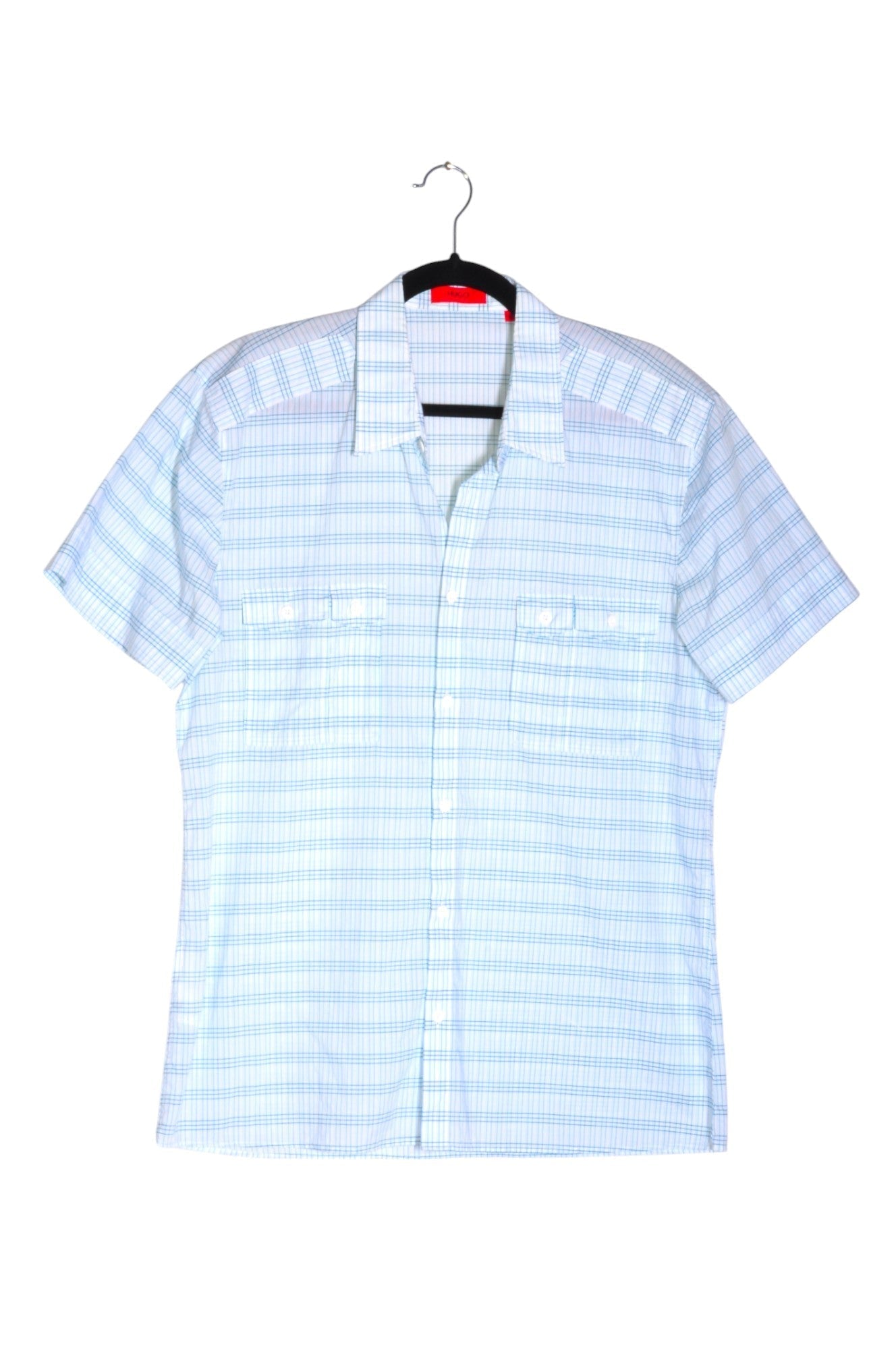 HUGO BOSS Men Button Down Tops Regular fit in Green - XL - Velora Luxury Fashion