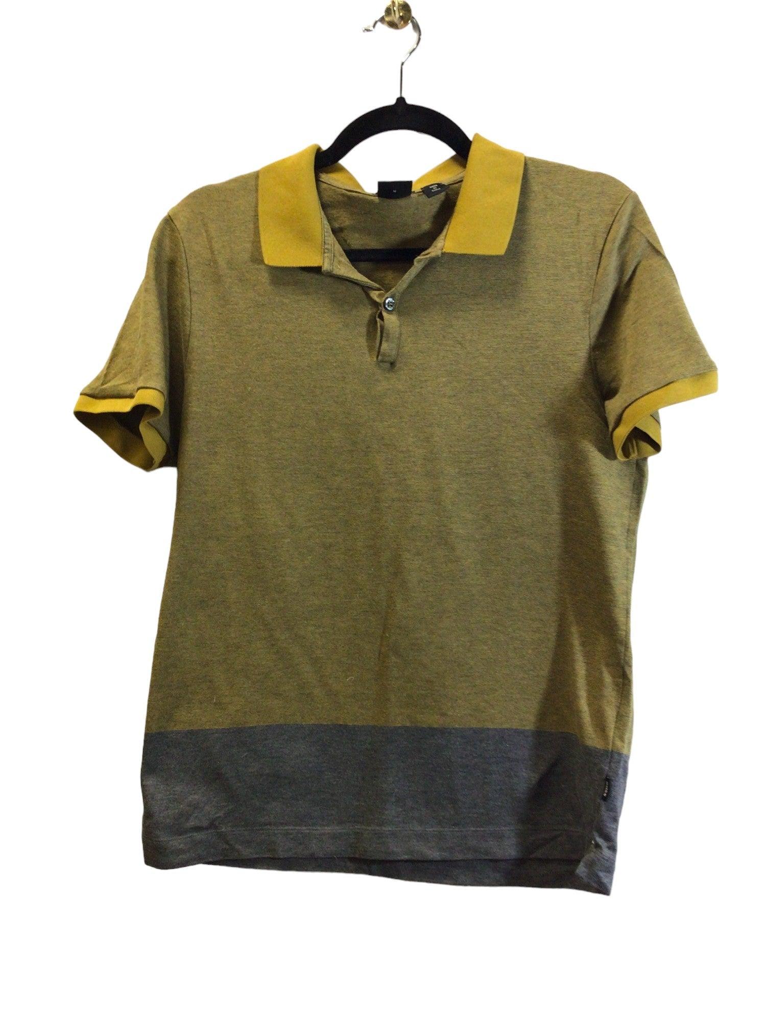 HUGO BOSS Men T-Shirts Regular fit in Yellow - M - Velora Luxury Fashion